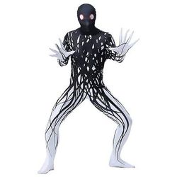 Tuta Intera Costume Cosplay Body Teschio scheletro Mostro Zalgo Cosplay Bambini Adulti Per uomo Ragazzi Carnevale Mascherata martedì grasso Feste Halloween Performance Vestirsi