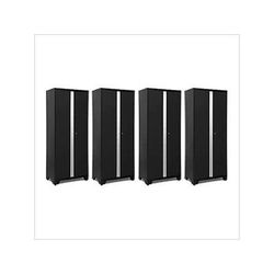 NewAge Garage Cabinets 4 x BOLD Series Black Lockers