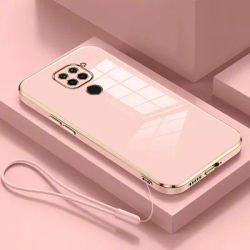For Xiaomi Redmi Note 9 Case Redmi Note 9 Cover M2003J15SC M2003J15SG Luxury Plating Square Phone