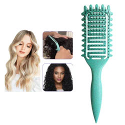 New hair soft hair comb styling curly hollow-out bounce hair comb Curl Define Styling Brush