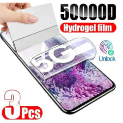 3Pcs Hydrogel Film For Vivo Y72 5G Y72 Y72T Y73T Y74s Y75 Y75S Y76 Y76S Y77 Screen Protector