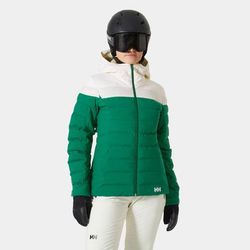 Helly Hansen Women's Imperial Puffy Ski Jacket Green M