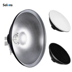 Selens 30/42/55cm Softbox Reflector Dish Honeycomb Grid And Diffuser Kit For Bowens Mount Photo