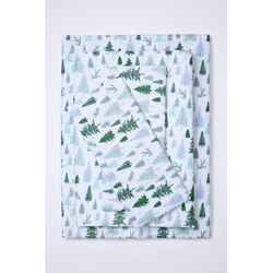 BH Studio Microfiber Printed Sheet Set by BH Studio in Green Trees (Size KING)