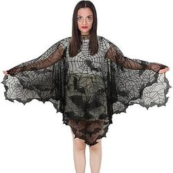 Pipistrello (bat) Teschio Scheletro Carnevale Mantello Costume Costume Spaventoso Adulti Per donna Carnevale Festa / Sera Costume di Carnevale facile Vestirsi