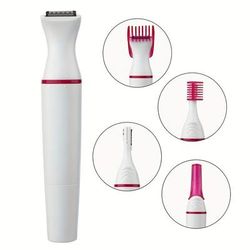 TEMU Electric Epilator Women Hair Removal Bikini Trimmer Eyebrow Hair Trimmer Shaver Hair Shaving Machine, Without Battery