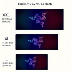TEMU Rubber Mouse Pad With Waterproof Design And High Elasticity For Desktop - And Easy To Clean Gaming Mouse Mat