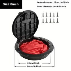 TEMU Waterproof Deck Plate Hatch Cover For Fishing Kayak Boating - Keep Dry And Secure