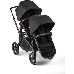 Bugaboo Kangaroo Double Stroller Bundle - Black / Midnight Black / Misty White