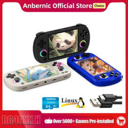 ANBERNIC RG40XX H Handheld Game Console 4.0-in 640*480 IPS Screen 3200mAh 64 Bit System With RGB Light Built in 5K+Games RG40XXH