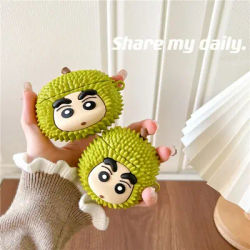 For Airpods Pro 2 Case,3D Cartoon Durian Boy Protective Earphone Silicone Cover For Airpods Pro 3 Case 2025 For Boys Men Funda
