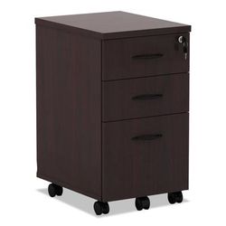 Alera VA572816MY Valencia Mobile Box/Box/File Pedestal File, 15.88w x 20.5d x 28.38h Mahogany ALEVA572816MY