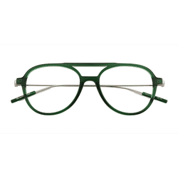 Unisex s aviator Clear Green Acetate,Metal Prescription eyeglasses - Eyebuydirect s Anvil
