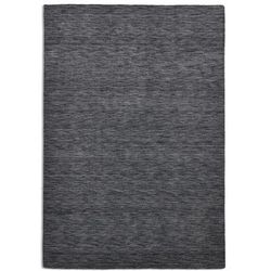 Tappeto tessuto a mano in lana vergine - grigio scuro - 250x350 cm