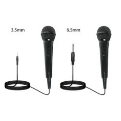Karaoke Dynamic Microphone Vocal Dynamic Mic for Speaker, AMP, Mixer, DVD Wired Dynamic Vocal Microphone with 2m Cable