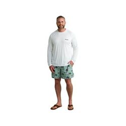 HUK Performance Fishing KC Pursuit Graphic Crew - Men's White Extra Large H1200631-100-XL