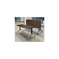 Solid Hardwood Flip Top Training Tables - 60" x 24" Table