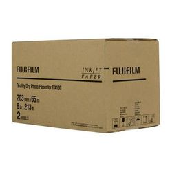 FUJIFILM Inkjet Glossy Photo Paper for DX100 Printer (8" x 213' Roll, 2-Pack) 600022725