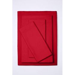 BH Studio Solid Microfiber Sheet Set by BH Studio in Christmas Red (Size KING)
