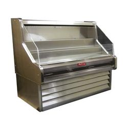 Howard-McCray SC-OS30E-4-S-LED 51" Impulse Horizontal Open Air Cooler w/ 3 Levels, 115v, Silver