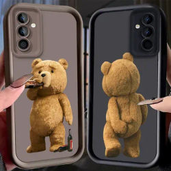 Teddy Bear Case for Samsung Galaxy S24 S23 S22 S21 Ultra Plus S20 FE A54 A53 A52 A52S A51 A50 A50S