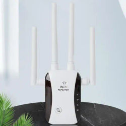 Wireless Signal Amplifier 1200Mbps High-Speed WiFi Booster Dual Band 5G Wireless Internet Repeater