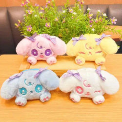 Plush Purse Star Twinkle PreCure Kawaii Keychain Anime Long Eared Dog Cute Adorable Stuffed For Keys