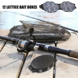 Fishing Tackle Box 12-Grid Fishing Bait Container Portable Tackle Box Lure Organizer Turtle Shaped