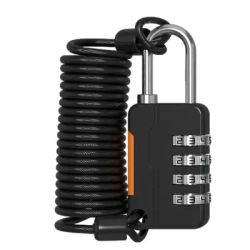 Bicycle Lock Cable Chain Security Password 4 Digit Lock Anti-Theft Safety Bike Bicycle Accessories