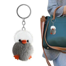 Yellow Duck Keychain Elegant Decorative Keychains Men Keychain Bag Ornaments Decorative Keychains