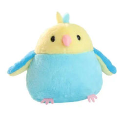 Stuffed Parrot 9.8-Inch Cockatiel Plush Stuffed Animals Realistic Big Bird Plush Toys Stuffed