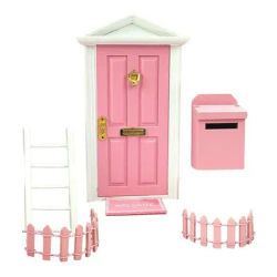 Dollhouse Door Magical Fairy Door Elf Door For Wall Miniature Decorations For Kids Room Including