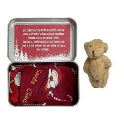 Little Pocket Bear Tin Stuffed Animal Tiny Bear In Box Little Stuffed Bear For Birthday Gift Or Baby