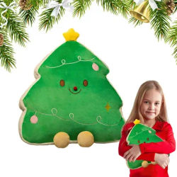 Christmas Tree Throw Pillow Comfortable Stuffed Christmas Tree Plush Christmas Tree Plush Doll For