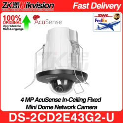 Hikvision 4MP IP Camera DS-2CD2E43G2-U AcuSense Human&Vehicle Detect Smart Event S SD Slot