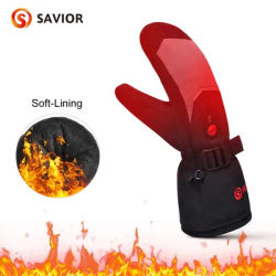 Heating Hand Warmer Electric Thermal Crab Style Fight Cold Wind Goatskin 3 Gear Warm Fingers Heated