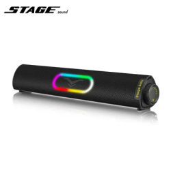 StageSound Computer Speakers for Desktop PC, HiFi Stereo Soundbar with 4 RGB Modes Bluetooth 5.3 USB