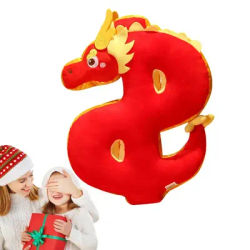 Chinese Dragon Stuffed Animals Stuffed Year Of The Dragon New Year Decorations Mascot Doll Ornaments