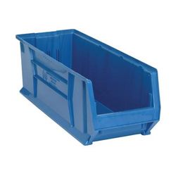 Quantum Food Service QUS973 BL Hulk Stack Shelf Container - 29 7/8" x 11", Blue