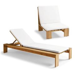 Noho Replacement Cushions - Lounge Chair, Solid, Sailcloth Seagull - Frontgate
