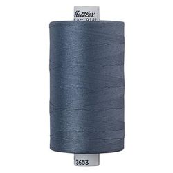 Mettler Silk Finish Cotton 40, fil pour quilting, épaisseur : 40, bobine de 1000 m, jeans