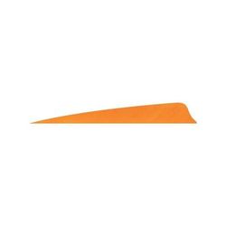 Gateway Shield Cut Feathers Flo Orange 4 in. RW 100 Pk. 400RSSFO-100