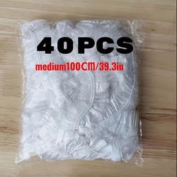 TEMU 40 Pcs - Disposable Pe Film Bags For Parrot, Rabbits - Easy Liners, Thick Leak-proof Pet Cage Bedding & Litter For Breeding Cages, Sanitary Waste Covers