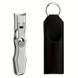 TEMU Nail Clipper, Stainless Steel, Wide Jaw, Sharp And Durable For Thick And Long Fingernails, Suitable For Men And Women