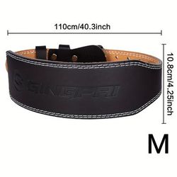 TEMU Waist Belt For Squats And Deadlifts, Men's Sports Weight Training Protective Gear With Strength Lifting Strap