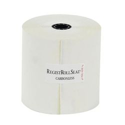 National Checking Company 2300SP Traditional Register Roll - 3" x 100', White, Two-ply paper, Carbonless
