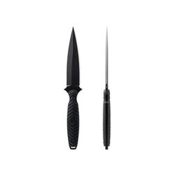 Toor Knives Specter Fixed Blade Knife 4.75in CPM M4 Steel Spear G10 Handle SoCom Black Black Hydro Static Specter - SoCom Black