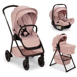 Nuna TRIV Next + PIPA Aire RX + TRIV & SWIV Bassinet + Stand Travel System Bundle - Thistle