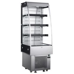 Black Diamond BDVACM-250 24" Vertical Open Air Cooler w/ 4 Levels, 110v, Silver