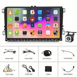 "TEMU Nhopeew [2g+64g] For Android 13 Double Din Car Stereo, 9" Touch Screen Car Radio Car Audio With , Swc, Fm Radio For Vw For For Golf Mk5 Mk6 For T5 For For For Seat For"